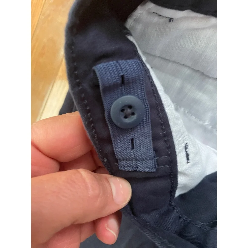 The Children's Place Boys Stretch Chino Pants New Navy Size 8 Adjustable Waist